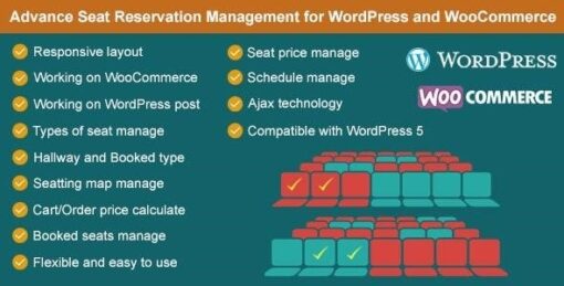 Advance seat reservation management for woocommerce - World Plugins GPL - Gpl plugins cheap