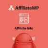 Affiliatewp affiliate info - World Plugins GPL - Gpl plugins cheap