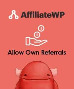Affiliatewp allow own referrals - World Plugins GPL - Gpl plugins cheap