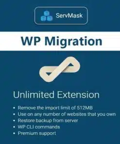 All in one wp migration unlimited extension - World Plugins GPL - Gpl plugins cheap