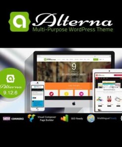 Alterna ultra multi purpose wordpress theme - World Plugins GPL - Gpl plugins cheap