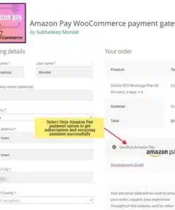 Amazon pay woocommerce payment gateway - World Plugins GPL - Gpl plugins cheap