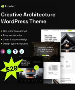 Arcatec architecture and interior wordpress theme - World Plugins GPL - Gpl plugins cheap