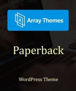Array themes paperback wordpress theme - World Plugins GPL - Gpl plugins cheap