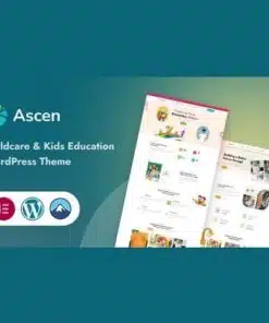Ascen childcare and kids education wordpress theme - World Plugins GPL - Gpl plugins cheap