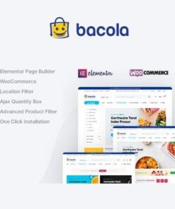 Bacola grocery store and food ecommerce theme - World Plugins GPL - Gpl plugins cheap