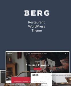 Berg restaurant wordpress theme - World Plugins GPL - Gpl plugins cheap