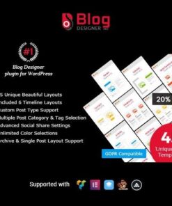 Blog designer pro for wordpress - World Plugins GPL - Gpl plugins cheap