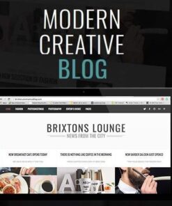 Brixton blog a responsive wordpress blog theme - World Plugins GPL - Gpl plugins cheap