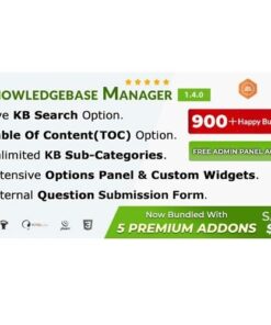Bwl knowledge base manager - World Plugins GPL - Gpl plugins cheap