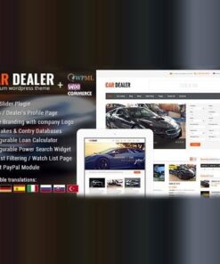 Car dealer automotive wordpress theme responsive - World Plugins GPL - Gpl plugins cheap