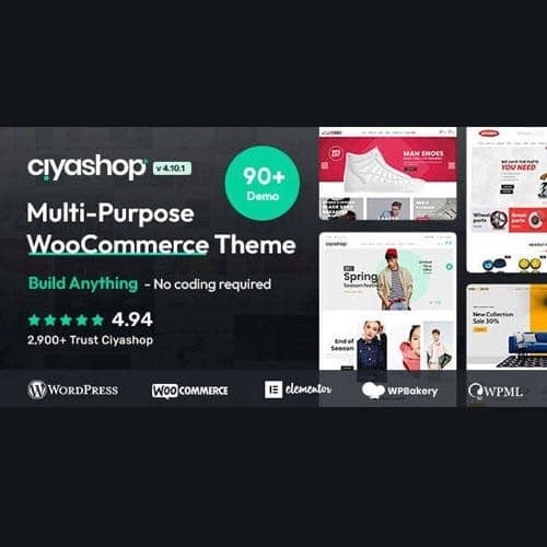 Ciyashop multipurpose woocommerce theme - World Plugins GPL - Gpl plugins cheap