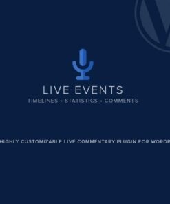 Codecanyon live events - World Plugins GPL - Gpl plugins cheap