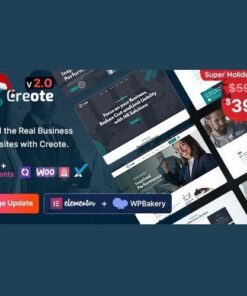 Creote corporate and consulting business wordpress theme - World Plugins GPL - Gpl plugins cheap