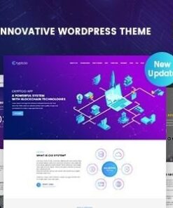 Cryptcio innovative wordpress theme - World Plugins GPL - Gpl plugins cheap