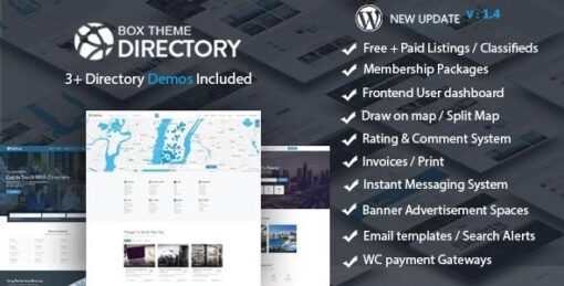 Directory multi purpose wordpress theme - World Plugins GPL - Gpl plugins cheap