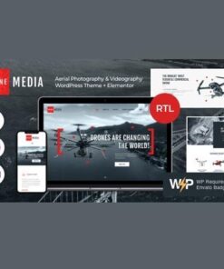 Drone media aerial photography and videography wordpress theme and elementor - World Plugins GPL - Gpl plugins cheap