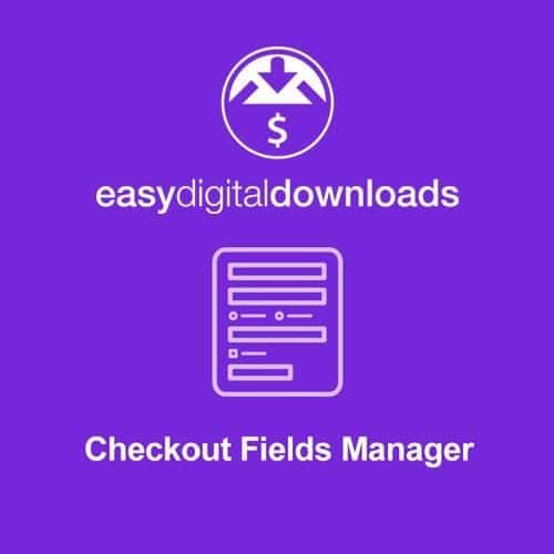Easy digital downloads checkout fields manager - World Plugins GPL - Gpl plugins cheap