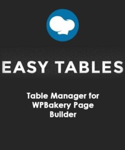 Easy tables table manager for wpbakery page builder - World Plugins GPL - Gpl plugins cheap