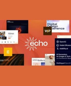 Echo digital marketing and creative agency wordpress theme - World Plugins GPL - Gpl plugins cheap