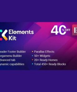 Elements kit all in one addons for elementor page builder - World Plugins GPL - Gpl plugins cheap
