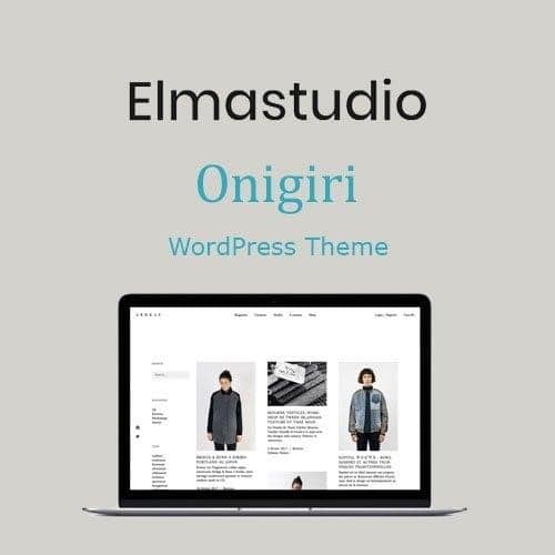 Elmastudio onigiri wordpress theme - World Plugins GPL - Gpl plugins cheap