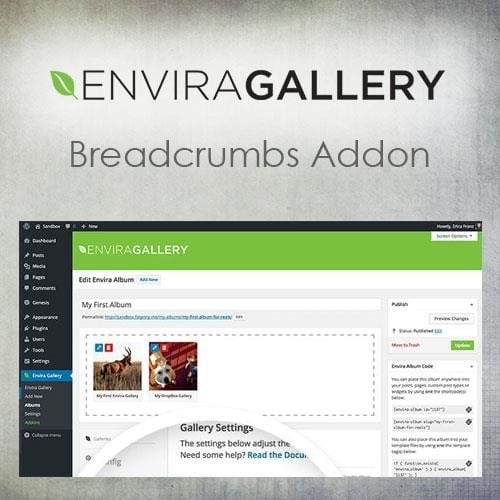 Envira gallery breadcrumbs addon - World Plugins GPL - Gpl plugins cheap
