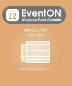 Eventon event lists ext - World Plugins GPL - Gpl plugins cheap