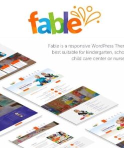 Fable children kindergarten wordpress theme - World Plugins GPL - Gpl plugins cheap