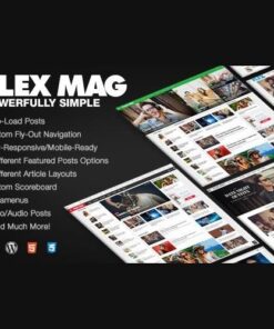 Flex mag responsive wordpress news theme - World Plugins GPL - Gpl plugins cheap