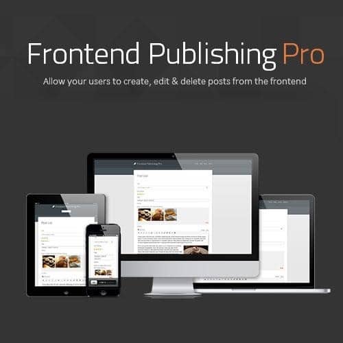 Frontend publishing pro - World Plugins GPL - Gpl plugins cheap