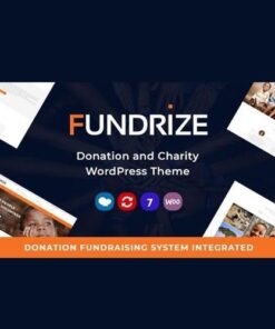 Fundrize responsive donation and charity wordpress theme - World Plugins GPL - Gpl plugins cheap