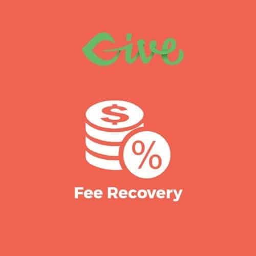 Give fee recovery - World Plugins GPL - Gpl plugins cheap