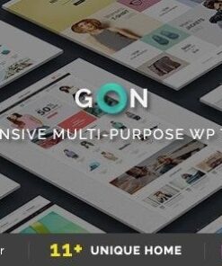 Gon responsive multi purpose wordpress theme - World Plugins GPL - Gpl plugins cheap