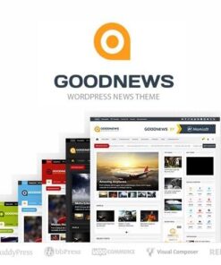 Goodnews responsive wordpress news magazine - World Plugins GPL - Gpl plugins cheap