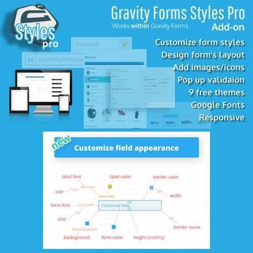 Gravity forms styles pro add on - World Plugins GPL - Gpl plugins cheap