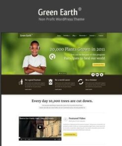 Green earth environmental wordpress theme - World Plugins GPL - Gpl plugins cheap