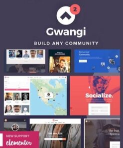 Gwangi pro multi purpose membership social network buddypress community theme - World Plugins GPL - Gpl plugins cheap