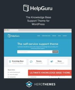 Helpguru a self service knowledge base wordpress theme - World Plugins GPL - Gpl plugins cheap