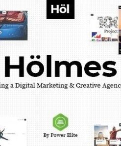 Holmes digital agency theme - World Plugins GPL - Gpl plugins cheap