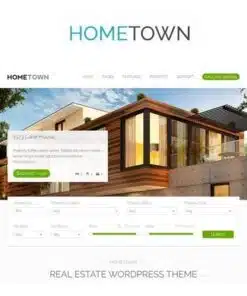 Hometown real estate wordpress theme - World Plugins GPL - Gpl plugins cheap