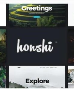 Honshi wordpress simple portfolio theme - World Plugins GPL - Gpl plugins cheap