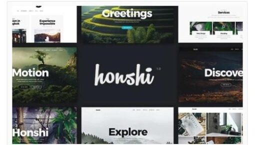 Honshi wordpress simple portfolio theme - World Plugins GPL - Gpl plugins cheap
