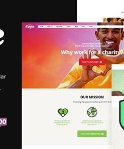 Hope non profit charity and donations wordpress theme and rtl - World Plugins GPL - Gpl plugins cheap