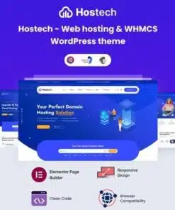 Hostech web hosting and whmcs wordpress theme - World Plugins GPL - Gpl plugins cheap
