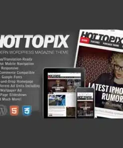 Hot topix modern wordpress magazine theme - World Plugins GPL - Gpl plugins cheap