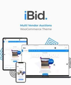 Ibid multi vendor auctions woocommerce theme - World Plugins GPL - Gpl plugins cheap
