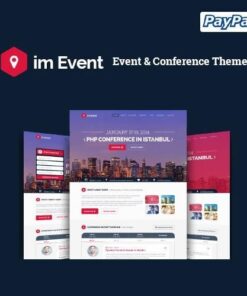 Im event event and conference wordpress theme - World Plugins GPL - Gpl plugins cheap