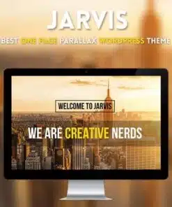 Jarvis onepage parallax wordpress theme - World Plugins GPL - Gpl plugins cheap