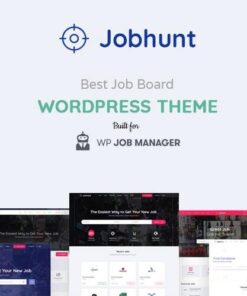 Jobhunt job board wordpress theme for wp job manager - World Plugins GPL - Gpl plugins cheap